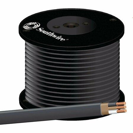 ROMEX 500 Ft. 8/2 Solid Black NMW/G Electrical Wire 28893615